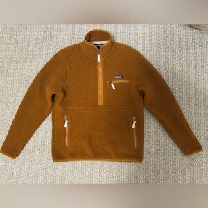Patagonia retro pile marsupial fleece pullover